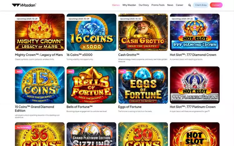 Wazdan Slot Portfolio