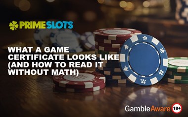 How to Read Slot Game Certificates (Simple Guide)