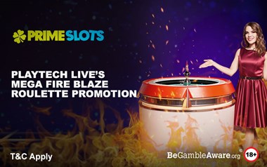Playtech Live's Mega Fire Blaze Roulette Promo
