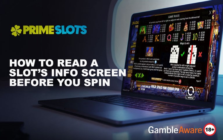 How to Read a Slot Info Screen Before You Spin