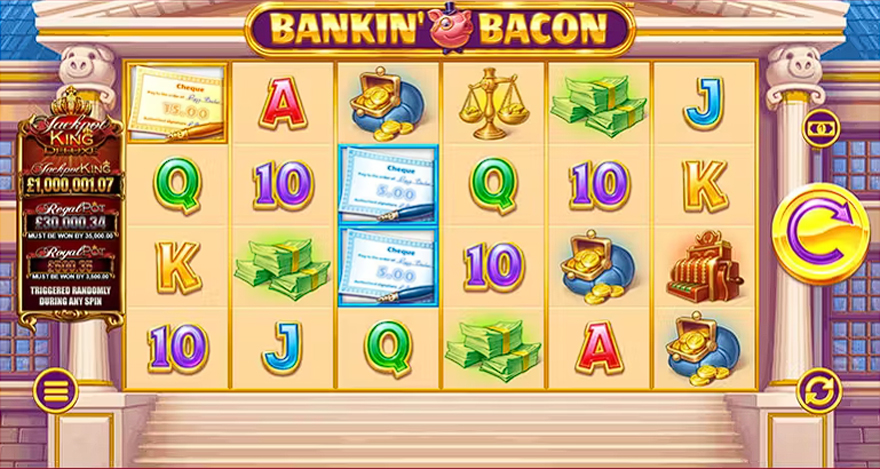 Bankin' Bacon Jackpot King Slot Gameplay