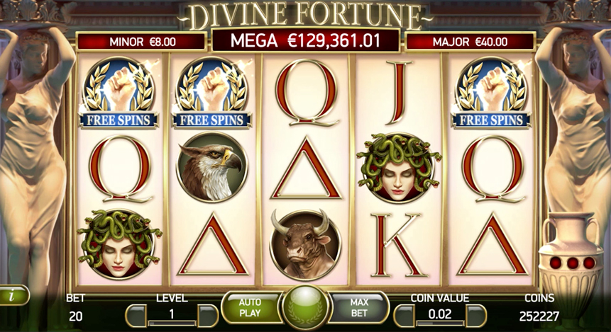 Divine Fortune Slot Gameplay