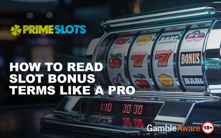 How to Read Slot Bonus Terms Like a Pro