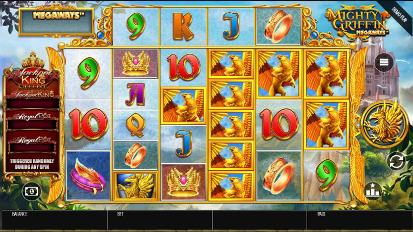 Mighty Griffin Megaways Slot Gameplay