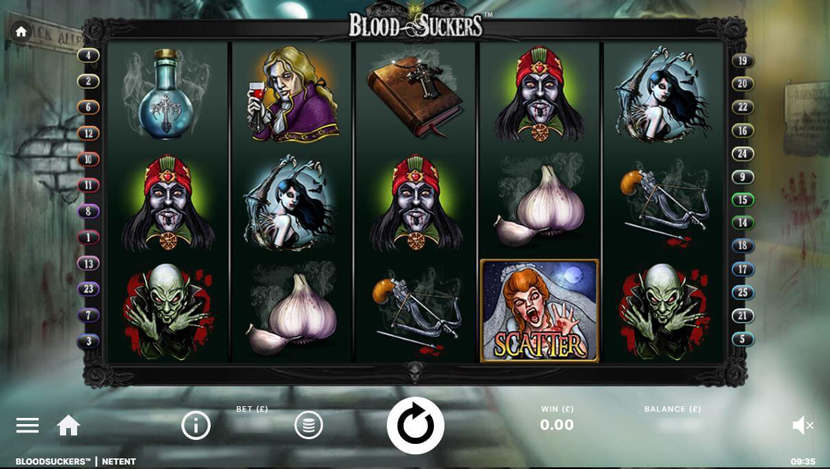 Blood Suckers Slot Gameplay