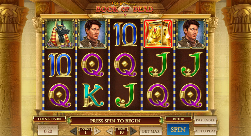 Book of Dead Slot Gameplay