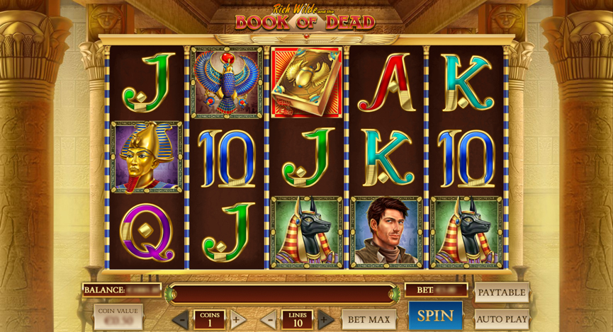 Book of Dead Slot Gameplay
