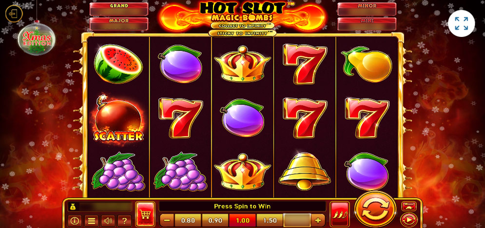 Hot Slot Magic Bombs Xmas Edition Slot