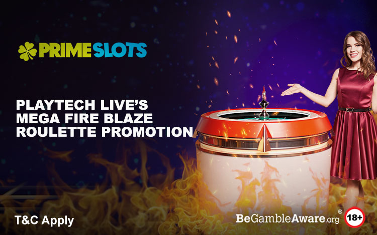 Playtech Live's Mega Fire Blaze Roulette Promo