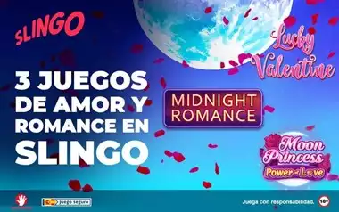 3 Juegos de Amor y Romance en Slingo