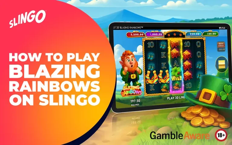 How to Play Blazing Rainbows on Slingo