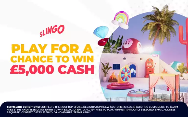 Play Rooftop Chase – Win £5,000 + Free Spins
