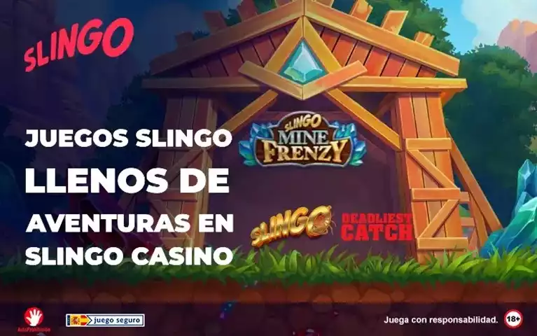 Juegos Slingo Llenos de Aventura en Slingo Casino