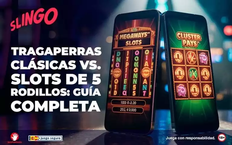 Tragaperras Clasicas Vs Slots de 5 Rodillos Guia Completa
