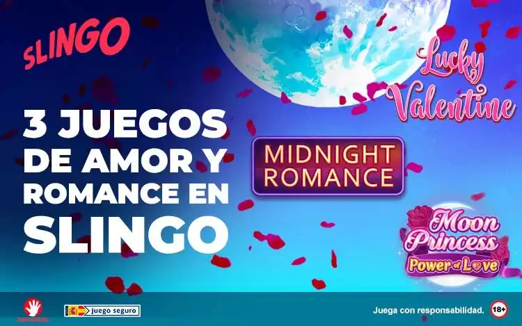 3 Juegos de Amor y Romance en Slingo