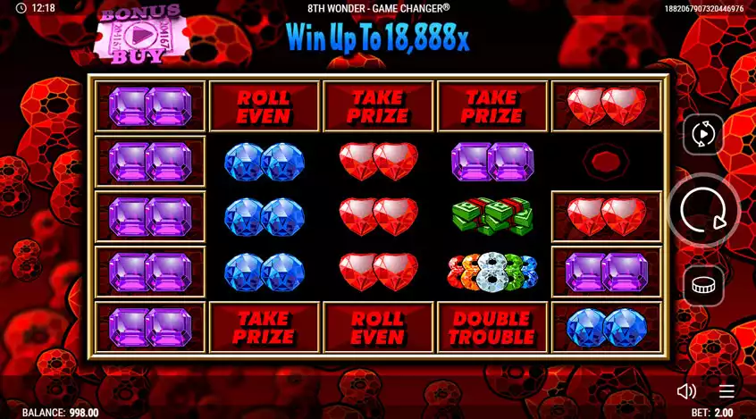 8th Wonder Game Changer slot gameplay screenshot