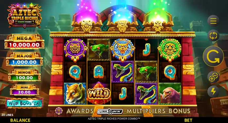 Aztec Triple Riches Power Combo gameplay