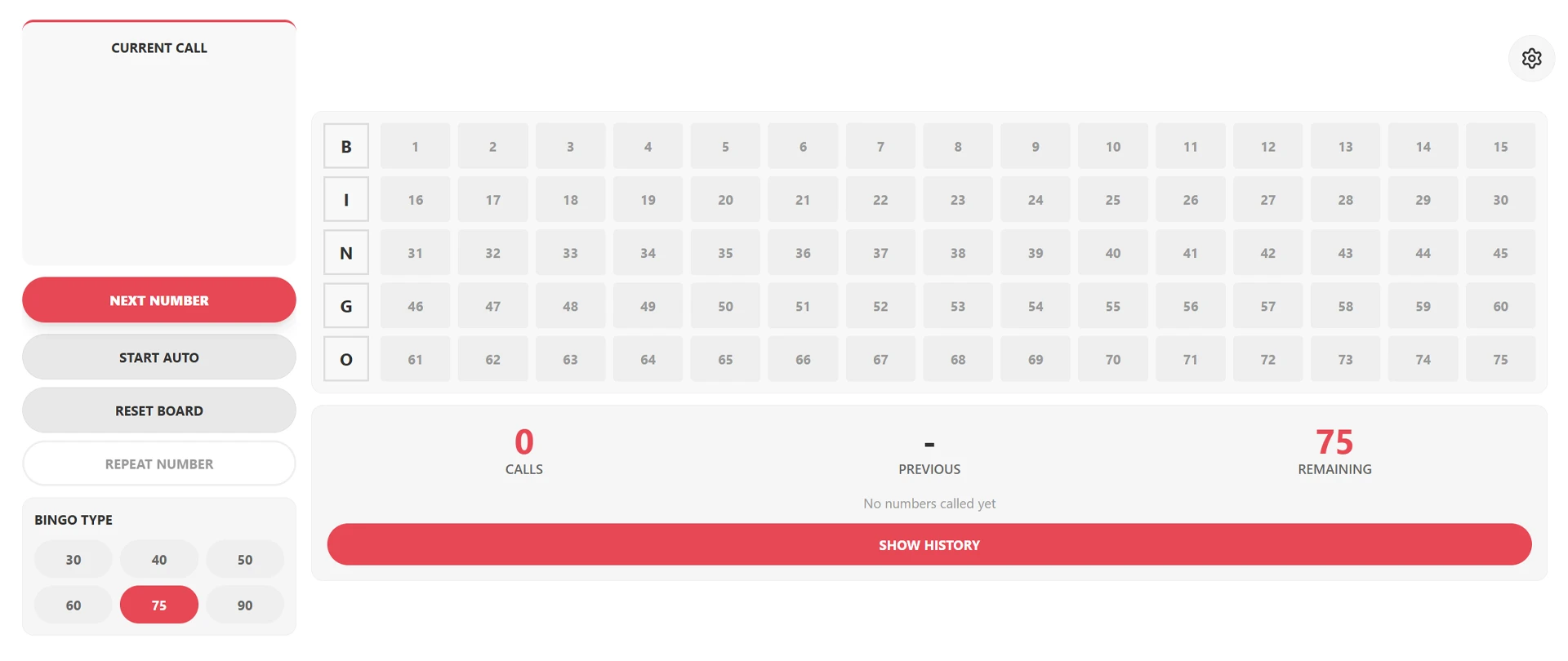 Step Two: Use a Free Bingo Caller