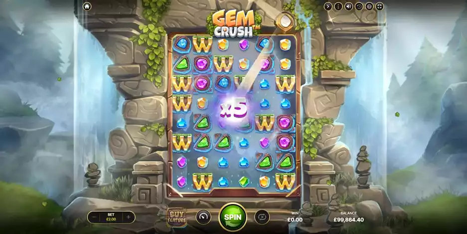Gem Crush slot gameplay