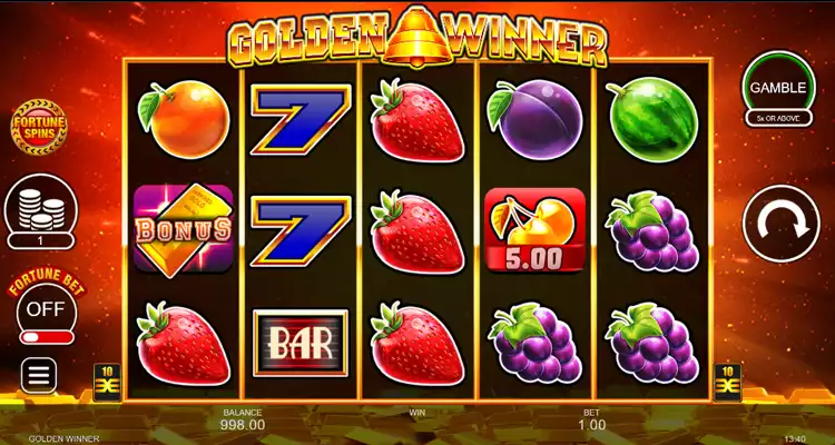 Golden winner gameplay