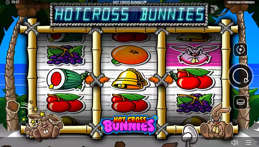 Hotcross Bunnies slot gameplay screenshot