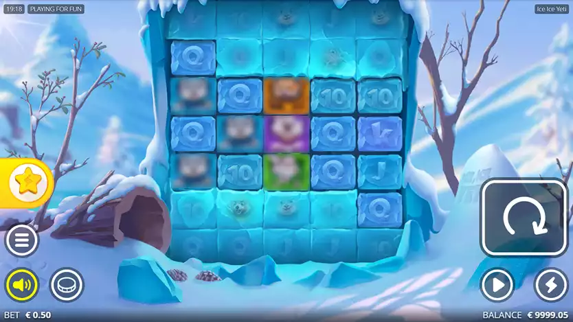 Ice-Ice-Yeti slot gameplay screenshot