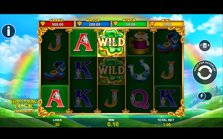 Leprechauns Luck Cash Collect Gameplay