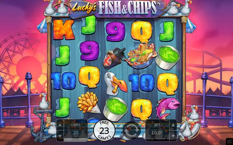 Lucky’s Fish and Chips gameplay