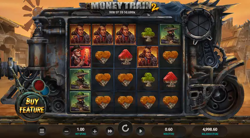 Money Train 2 slot gameplay screenshot