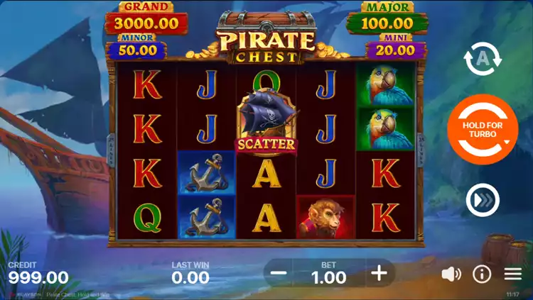 Pirate Chest Hold and Win gameplay