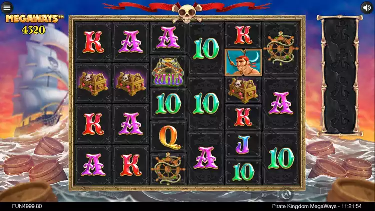Pirate Kingdom Megaways gameplay