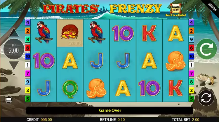 Pirates’ Frenzy gameplay