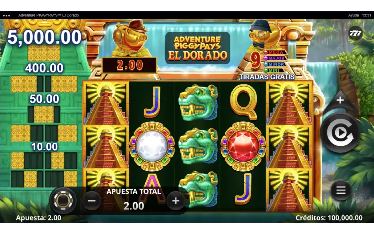 Adventure Piggypays El Dorado Slot Online