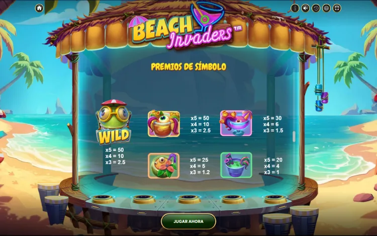 Beach Invaders Slot Online