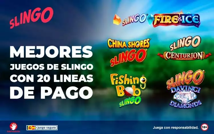 Mejores Juegos de Slingo Con 20 Lineas de Pago