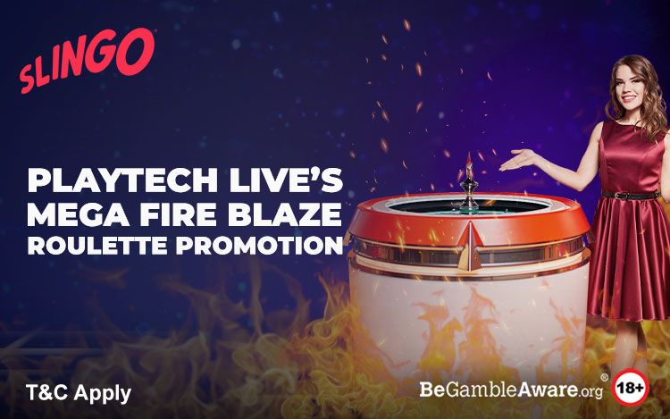 Playtech Live's Mega Fire Blaze Roulette Promo
