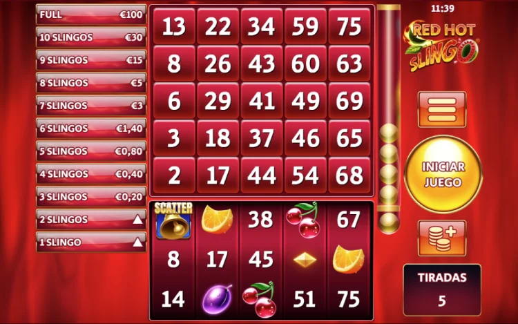 Red Hot Slingo Online