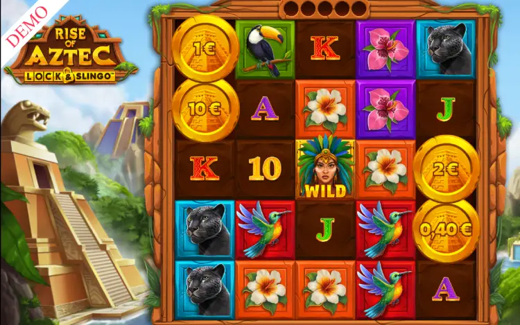 Rise of Aztec Lock and Slingo Online