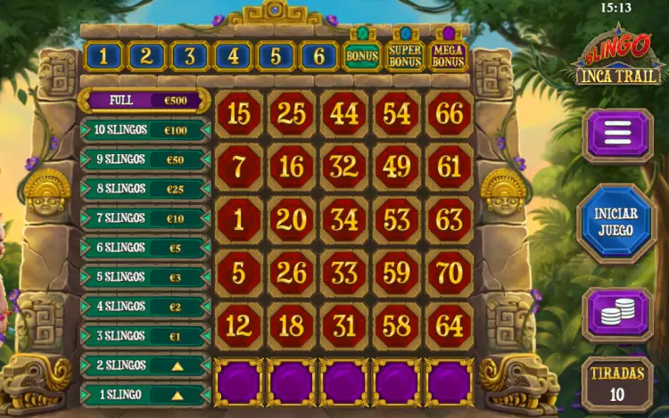 Slingo Inca Trail Slingo Online