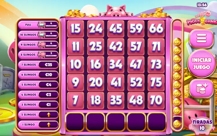 Slingo Piggy Bank Slingo Online