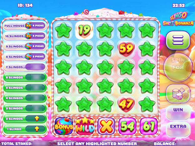 Slingo Sweet Bonanza Game