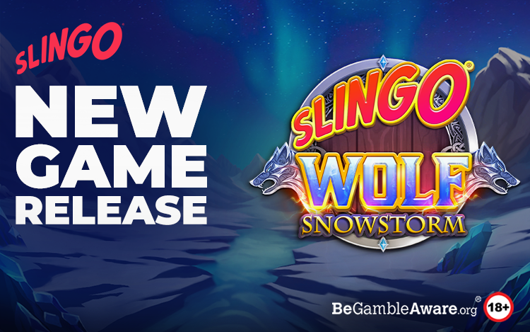 Play Our New Game: Slingo Wolf Snowstorm