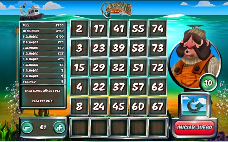 Slingone Fishin Slingo Online