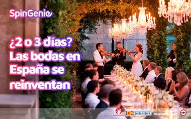 ¿2 o 3 días de celebración? Así están cambiando las bodas en España