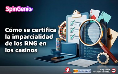 como se certifica la imparcialidad del rng en los casinos online