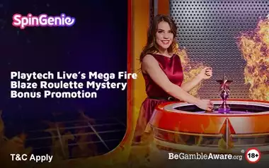 Mega Fire Blaze Roulette Mystery Bonus
