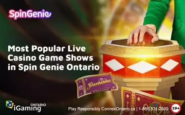 Most Popular Live Casino Game Shows in Spin Genie Ontario