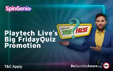 Playtech Live Big Friday Quiz Promo