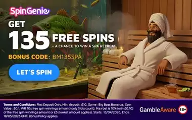 Genie’s Retreat: Free Spins And The Chance To Win A Luxury Spa Retreat