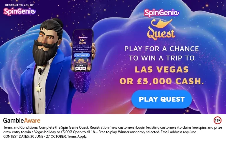 Enter The Spin Genie Quest